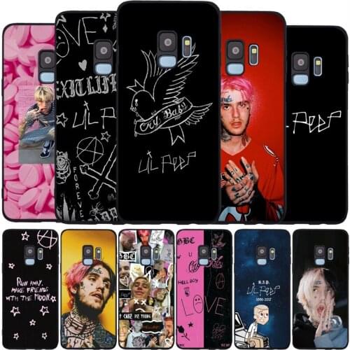 Lil Peep Black Silicone Phone Case For Samsung S21 S20 A11 S10 S10E S9 S8 Plus Lite Note10 Note20 Ultra TPU Cover
