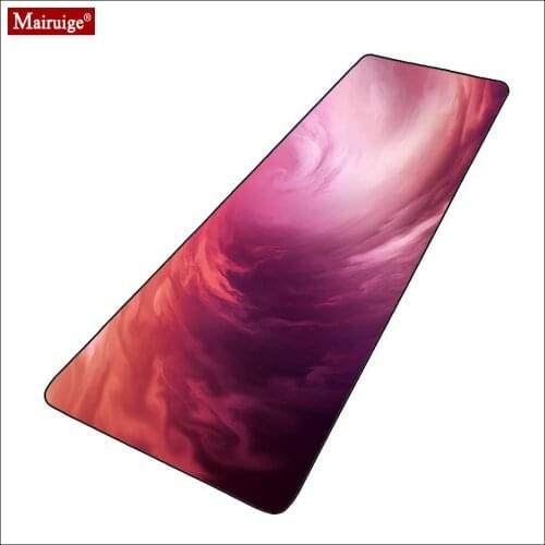 Colorful Lines Texture Abstract Colors Mouse Pad Pink XXL Cute Kawaii DIY Custom Keyboard Pad Game Mat Gaming Mousepad Large