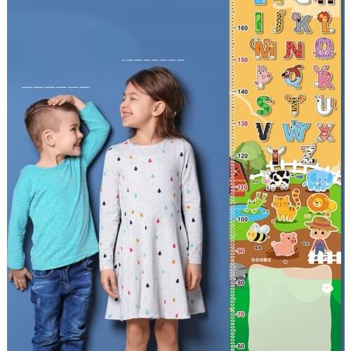 Montessori Kids Touch Measure Height Carpet Children Indoor Outdoor Sports Board Game Toy For Baby Boy 3 Year Old Gift