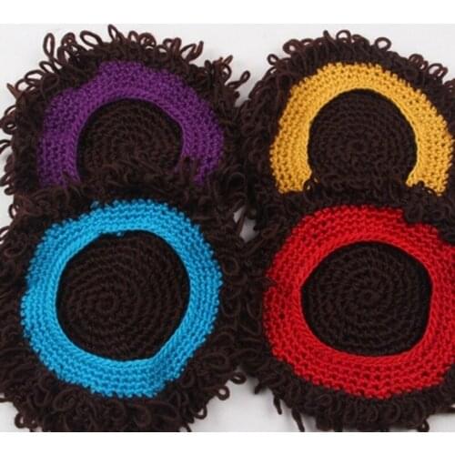 Kids Wig Hat Party Cosplay Accessories Photography Props Boy Girl Winter Afro Wig Cap Knitted Big Hair Curly Cap