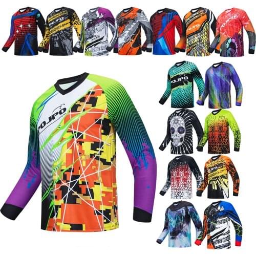 Unisex Downhill mtb Jersey Enduro Motocross Men Mountain Bike Jersey Long Sleeve Off Road Motorcycle Sportwear Cycling Clothing