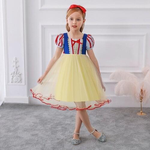 Unicorn Easter Snow Tutu Princess Children Birthday Party Cosplay Prom Evening Infant Summer Dress Kids Vestidos Girls Clothes