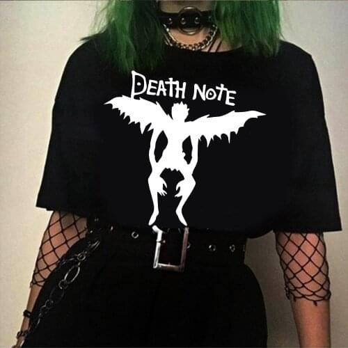 Japanese Anime T Shirt Men Death Note Ryuk Anime Tshirt Harajuku Summer Tops Unisex Tee Female