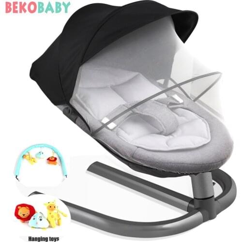 BEKOBABY Baby Rocking Chair Newborn Balance Rocking Chair Baby Sleep Artifact Child Cradle Bed Mother and Infant Supplies