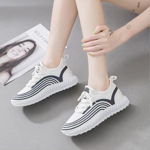 2021 new sports womens shoes coconut running shoes all-match breathable single net shoes Calzado deportivo para mujer