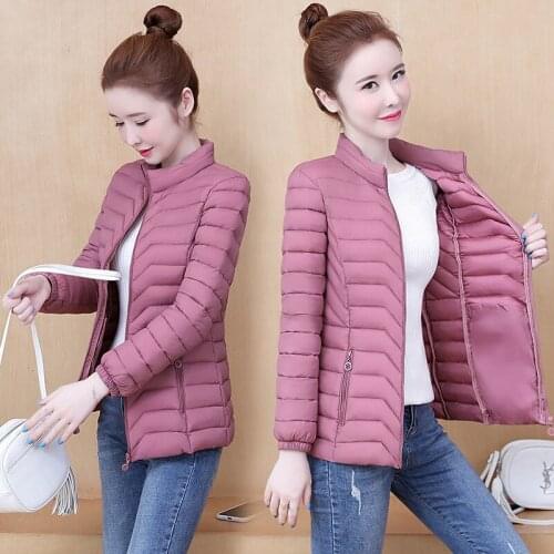 2021 New Winter Jacket High Quality Stand Collar Coat Women Fashion Jackets Thick Warm Female Clothing Casual Parkas X41