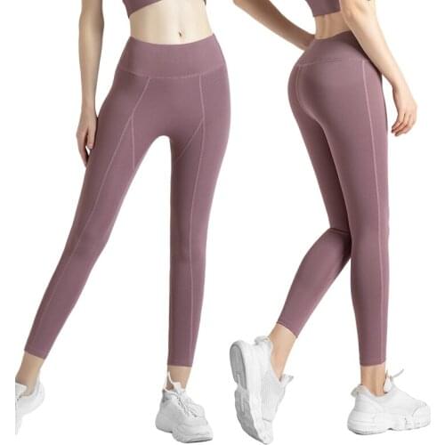 New Sports Fitness Pants Female Hip Lift Tight Leggings High Waist Gym Gir Leggins Push Up Sport Women Running Yoga Pants Mujer