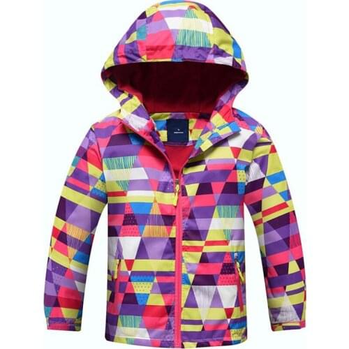 2018 Autumn Winter Boys Girls Polar Fleece Windproof Jacket School Kid Coats Children Sport Double-deck Waterproof Jackets