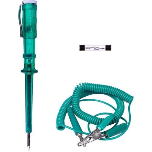 Auto Truck Car Electric Circuit Voltage Tester DC 6V 12V 24V Automotive Light Probe Pen Test Tool