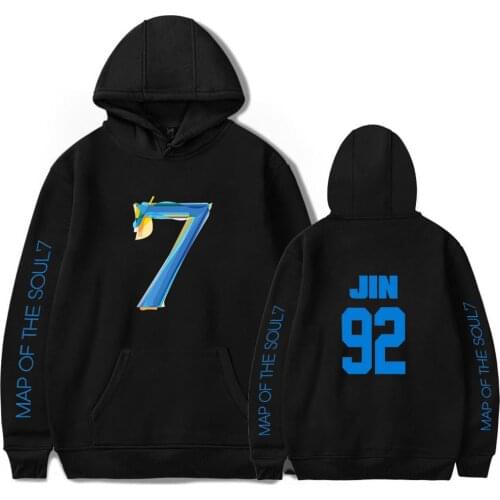 Sweatshirt Mens Womens Hip Hop Fans Favorite Hoodie Popular JIMIN JIN RM V J-hope Jung Kook Kpop Hoodie Soul Map 7 Hooded