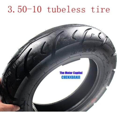 Lightning shipment3.50-10 Vacuum tyre Motorcycle tubeless Tire fits Electric Battery Scooter Electric Tricycle350-10 vacuum tire
