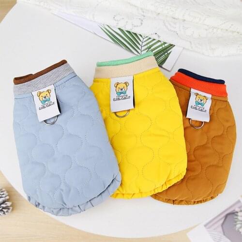 Candy Color Dog Vest Jacket Winter Pet Apparel Chihuahua Pet Clothes Warm Dogs Costume Ropa Perro Pets Dogs Clothing Yorkshire