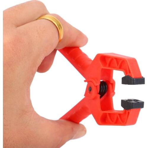 1pcs Heavy duty colour woodworking plastic spring clamp nylon wood carpenter spring clamps tool