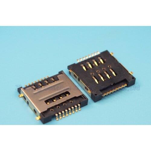 10pcs/lot Double Sim Card Slot holder For Lenovo A690e S686 S720i A780e A529 SIM Card Slot free shipping