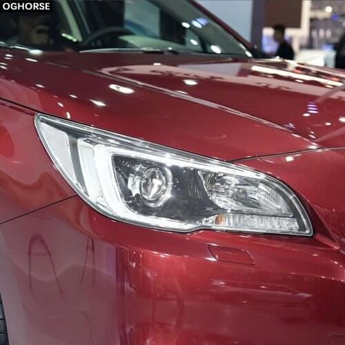 2X Car Headlight Self Healing Protective Film Vinyl Protection Transparent TPU Decal Sticker for Subaru Legacy 2014-17 Accessori