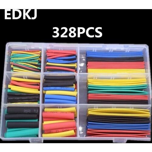 328 PCs Boxed polyene capsule combined with heat shrinkable insulated cable sleeve 2:1