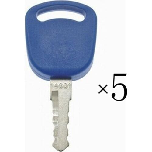 5pc key For Case New Holland 14601 Excavator Tractors 82003267 82030143