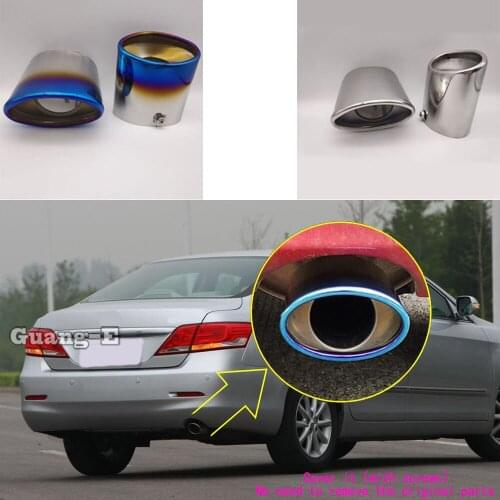Car Muffler Exterior Back End Pipe Dedicate Exhaust Tip Tail Outlet Vent For Toyota Camry 2005 2006 2007 2008 2009 2010 2011