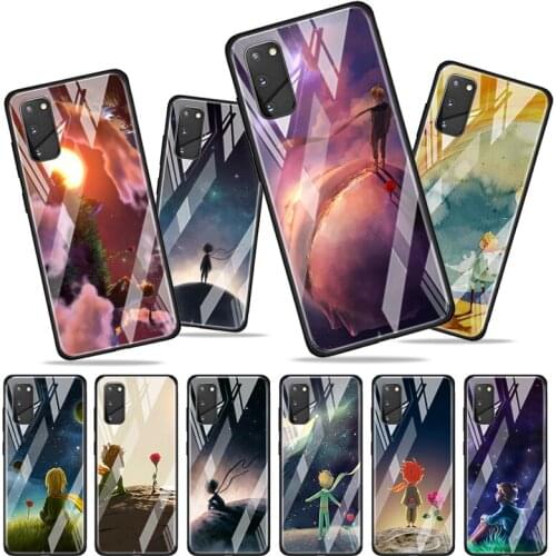 Tempered Glass Cover Cute Little Prince For Samsung Galaxy S20 S10e S10 S9 S8 FE Plus Lite Ultra 5G Phone Case Shell
