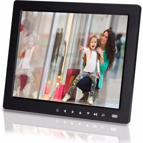10.4 inch digital photo frame digital album play pictures and videos picture player video player Seven touch buttons infront