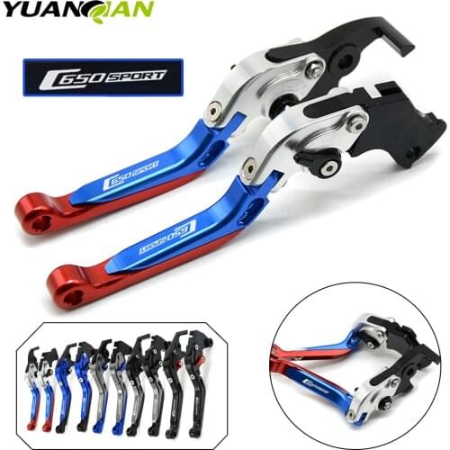 For C650Sport Logo Motorcycle Brake Clutch Levers For BMW C600 Sport 2015 2016 2017 CNC Aluminum Motorbike C 650 Sport