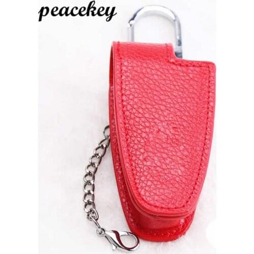 Peacekey Leather Keyring holder case For Mercedes For Benz W203 W204 W211 CLK C180 E200 AMG C E S Class Keyrings Holders