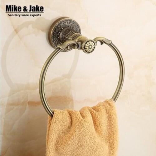 Solid Brass all Copper antique Finished Bathroom towel ring bathroom Accessories Towel Ring,Towel Holder,Towel Bar