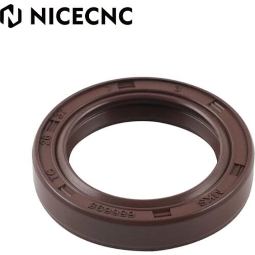 FKM oil resistant fluorine rubber skeleton oil seal 26*37*7mm Dust Grease Seal Double Lip With W/Spring Oil Seal Rotary Shaft