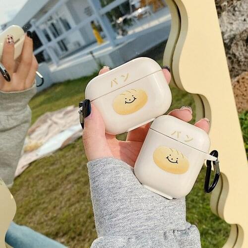Cute Cartoon Bread Soft Siicone Case For Apple Airpods 2 Pro Earphone Case Cover For AirPods 3 AirPod Shell Headset Accessories