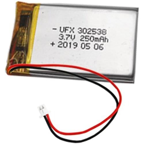 OCTelect 302538 3.7V 250mAh lithium polymer battery smart wearable LED lighting locator