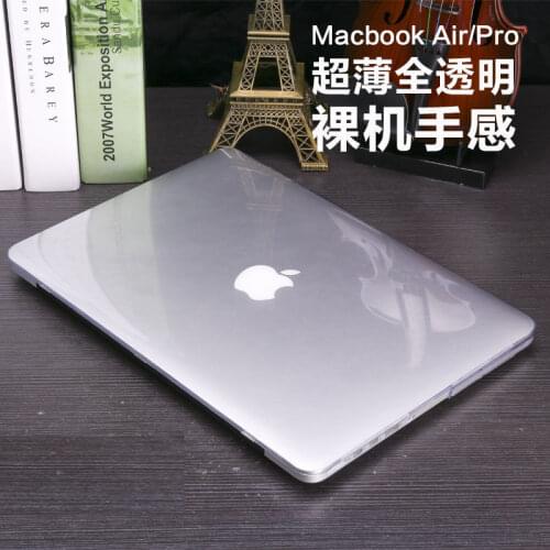 Crystal Clear laptop Hard Cover Case For Newest Apple MacBook 13Air (model A1932 Touch ID, Release 2018 )