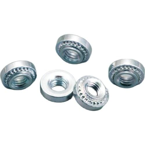 S-M5-0/S-M5-1/S-M5-2 Metric PEM Zinc Plated Carbon Steel Pressure Riveting Self Clinching Nut 200pcs/lot