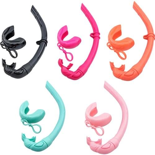 Silicone Snorkel Dry Breathing Tube Underwater Water Sports Swimming Diving Snorkeling Professional Adults Swim Pool Air Tube
