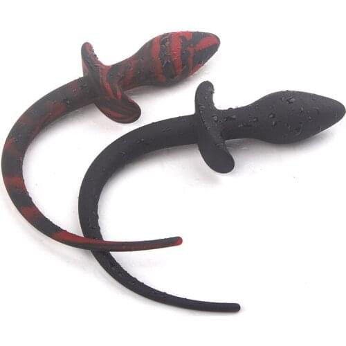 Silicone Dog Tail Anal Plug Toys for Adults Slave G-spot Butt Plug BDSM Sexy Erotic Toy Products Tail Women Men Gay Sex Games
