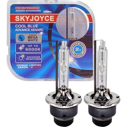 SKYJOYCE 2PCS 55W D4S 6000K D2S 5000K HID Xenon Bulbs 12V Car Headlight Xenon D1S 4300K D3S 8000K Whole Metal Claw HID Lights
