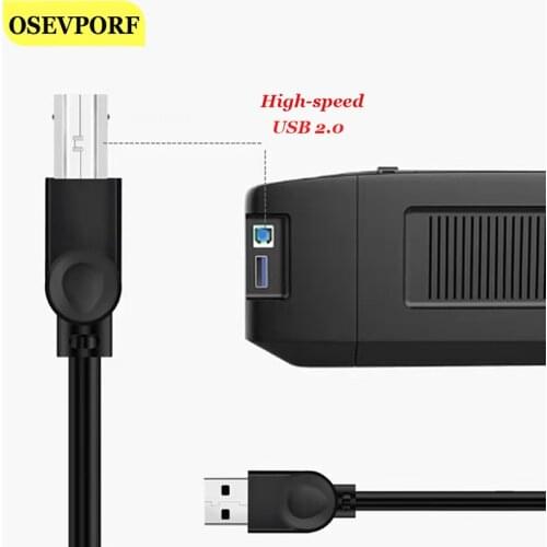 USB 2.0 High Speed Print Cable USB Type A to B Male to Male Printer Cable for HP 5100LE M433A 2312 2050 Canon Epson Printer Cord