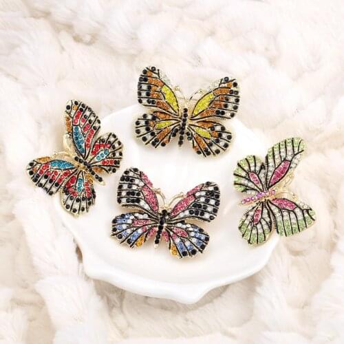 WEIMANJINGDIAN Butterfly Brooches For Clothes