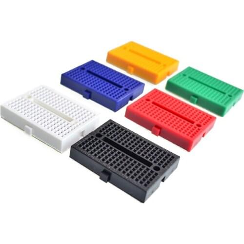 1PCS SYB-170 Mini Solderless Prototype Breadboard 170 Tie-points PCB Test Board