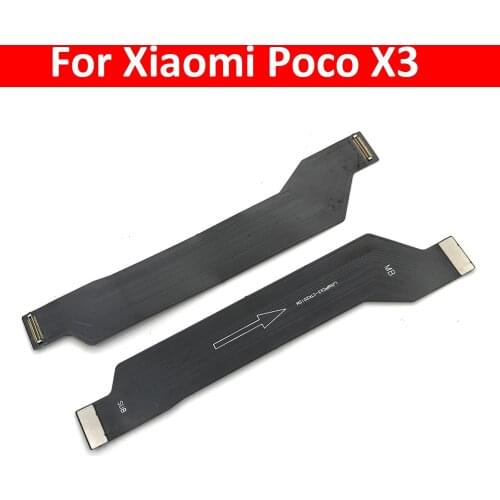 10Pcs/Lot, Motherboard Main Board Connector Flex Cable For Xiaomi Mi Poco X3 NFC Global Version Replacement Parts