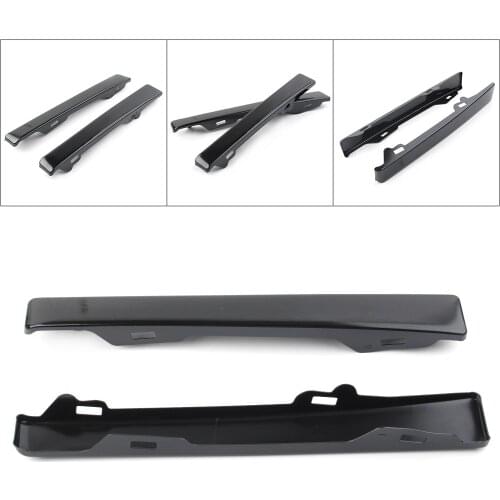 2x Auto Front Bupmer Lower Grille Headlight Filler Trim Panels LH + RH 2x For 1995 1996 Tacoma Pickup 2Wd Primed Black Plastic