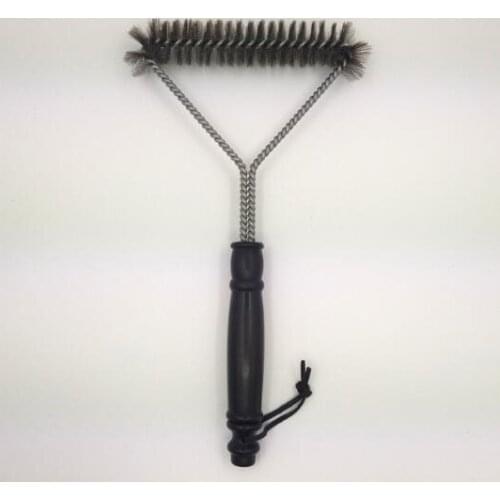 50PCS Clean Tool Barbecue Grill BBQ Brush Stainless Steel Wire Bristles Cleaning Brushes With Handle Durable Cooking BBQ Tool