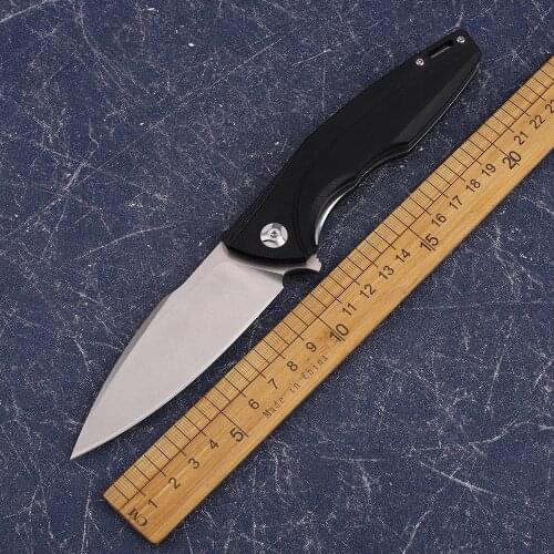 7CR13MOV Blade G10 + Steel Handle Tactical Outdoor Camping Hunting Fishing Pocket Fruit Survival EDC Tool Knife