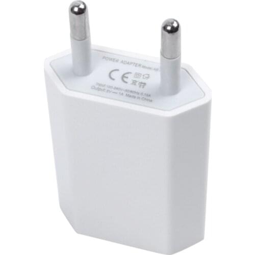 White EU USB Charger AC Adapter For iPhone 5 5S 4S 4 3GS iPod Touch Nano #8