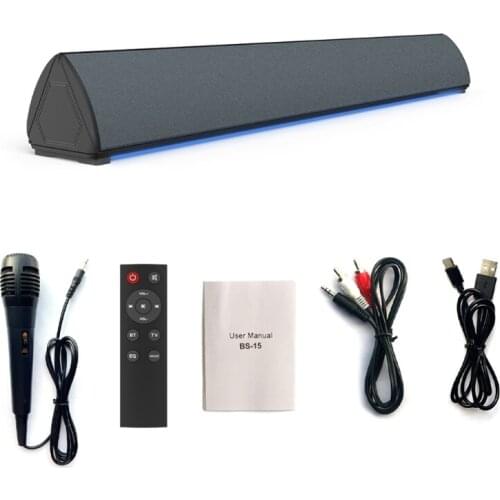 Portable Speaker for Outdoor Entertainment Soundbar with Classic Polished Body 50LA