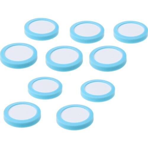 10pcs Aquarium CO2 Ceramic Diffuser Disc Replacement CO2 Atomizer Slice Ceramic Carbon Dioxide Atomizer Parts Reactor