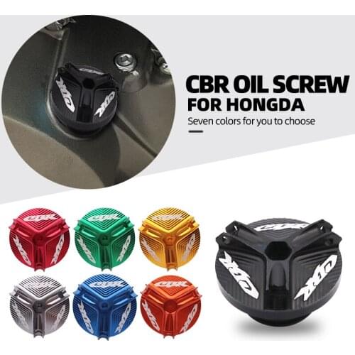 FOR Honda CBR 250 150 600 929 954RR 650F 600RR 1000RR 500R Engine Plug Cap Oil Filler Screw Capoil cap filler Oil Screw Capscrew