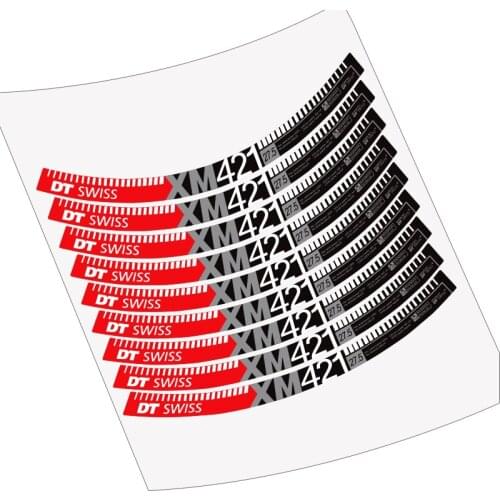 DT XM421 421 Wheel Sticker Set for MTB Bicycle Rim Mountain Bike Sticker Cycling Decals
