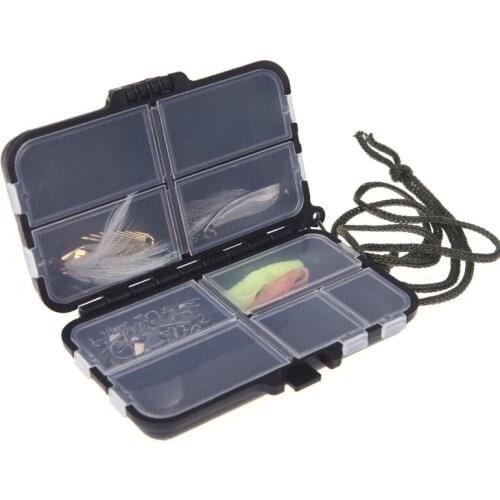 Fishing Hook Box Mini Spinner Lightweight Portable Storage Case Tackle Boxes Fishing Accessories 1PC Bait Fishing Case