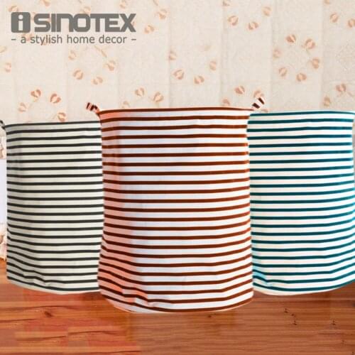 Foldable Laundry Basket Bag Cotton&Linen Washing Clothes Hamper Storage 40cm*50cm/15.7''*19.6'' 1 PCS/Lot