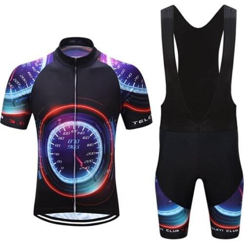 Mens bike clothing 2021 summer bicycle clothes Male cycling jersey set BIB gel pants Mallot MTB road dress cyclist suit uniform
